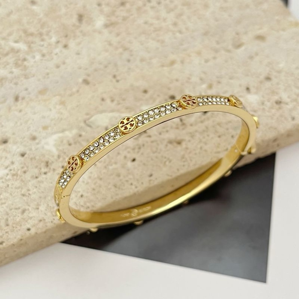 Tory Burch Elegant Gold and Diamond Women's Bracelet
